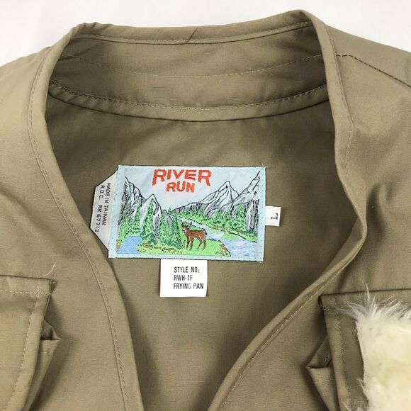 Vintage 90’s River Run Frying Pan Hunting Fishing Field Vest Size L - Picture 2 of 8